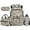Beige Fish Camo, variant on KEIAHUAN Pink Camo Bow Backpack Set for Girls, Lightweight & Durable, 4pcs Daily School Set, 17 Inch Large Capacity Backpack, 6-8 Kids Essential Back to School Supplies with Pencil Case