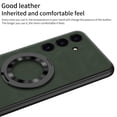 thumbnail image 2 of Allytech Case for Samsung Galaxy S24 with 360° Rotatable Magnetic Ring Kickstand, Support Wireless Charging, Luxury PU Leather [Anti-Drop & Shockproof] Case for Galaxy S24 - Brown, 2 of 10