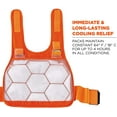 thumbnail image 2 of Ergodyne Chill-ItsÂ® 6215 Premium FR Phase Change Cooling Vest with Packs, Orange, L/XL, 2 of 6