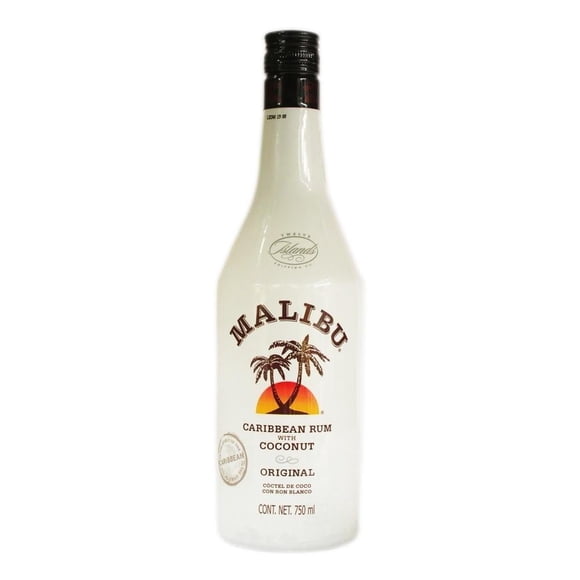 Coctel de Coco Malibu Original con Ron Blanco 750 ml