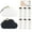 black+white, variant on 2 Pack Reusable Sticky Lint Rollers for Clothes, Portable Lint Remover with Hand Strap, Lint Roller for Clothes Pet Hair