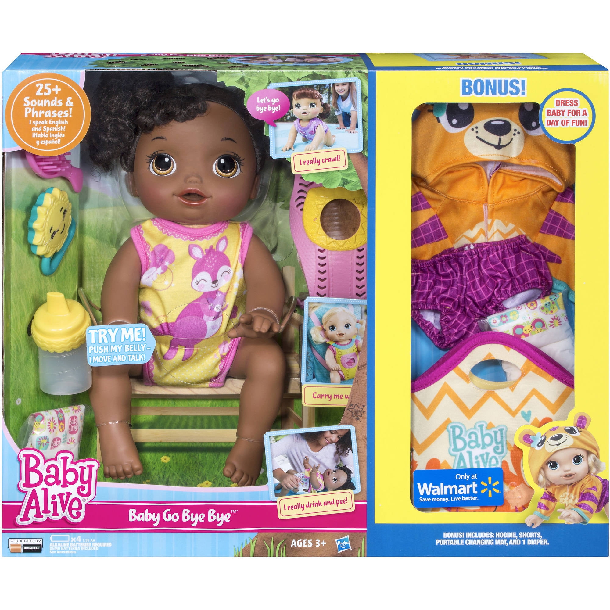 Baby alive sales african american walmart