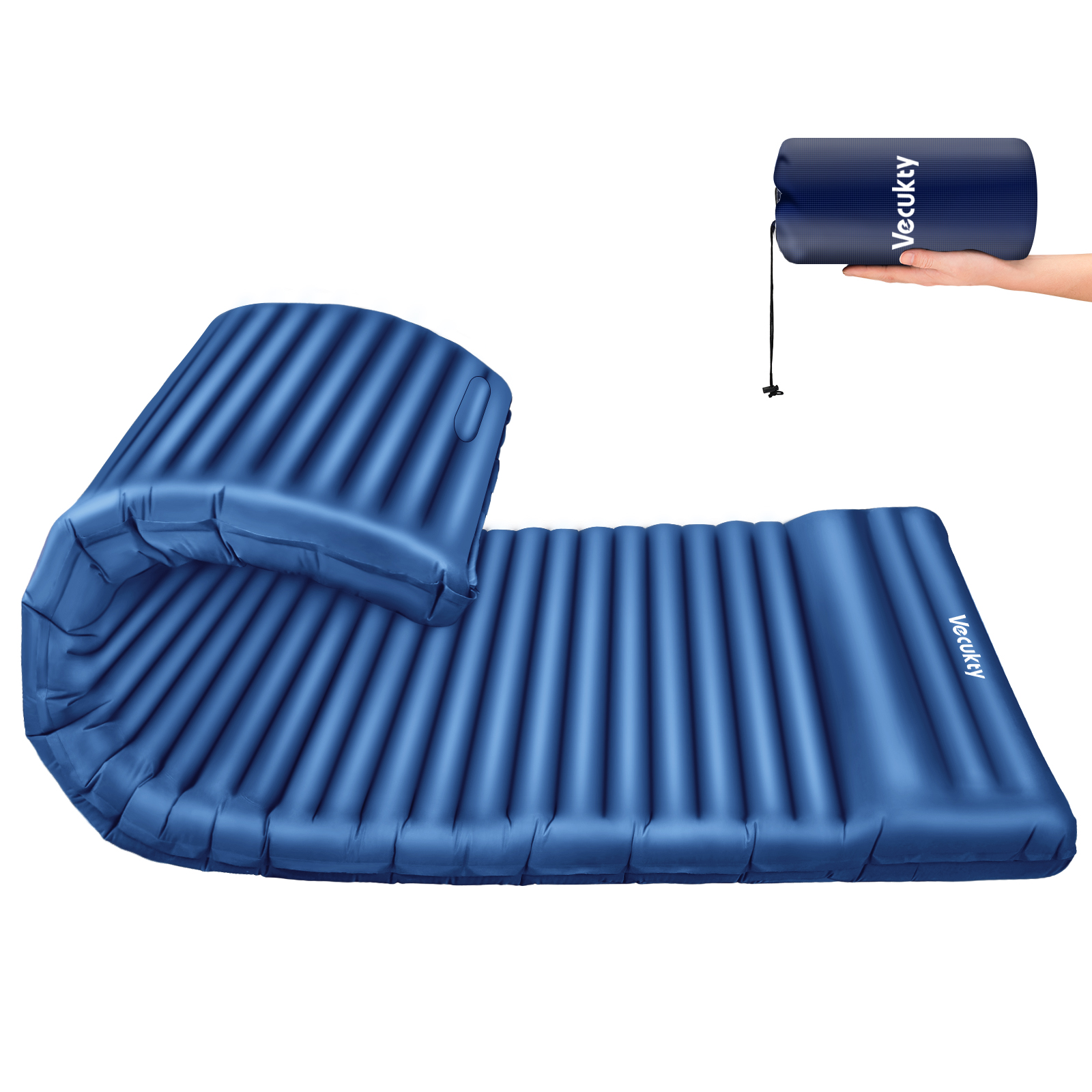 Buy VECUKTY Inflatable Camping Mattress 2 Person , Extra Thick 4in