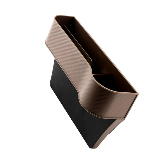 Xingzhi Gap Filler Organizer Convenient and Versatile with Cup Holder Brown Right 1Set