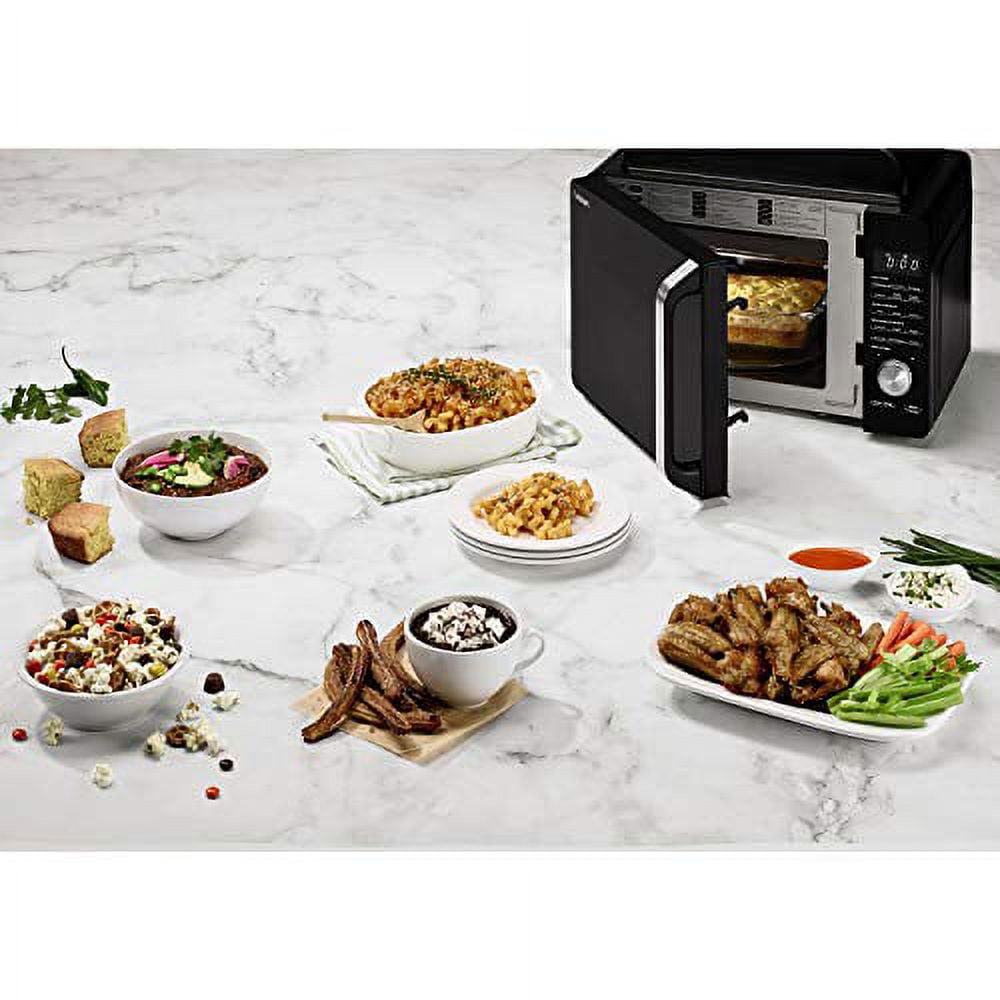 Cuisinart Countertop AMW-60 3-in-1 Microwave Airfryer Oven, Black