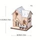 thumbnail image 4 of 1pc Christmas Decoration Christmas Decoration Luminous Small Wooden House LED Wooden Christmas Small House Christmas Desktop Decoration, 4 of 4