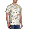 thumbnail image 5 of Rocae Wildflower Honeybee for Men's Moisture-Wicking Crew Tee - T-Shirt for Sports, Outdoor Activities, and Casual WearMedium, 5 of 9