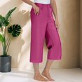 thumbnail image 7 of Jxximdong Leggings for Women Women's Cropped Pants High Waisted Summer Vacation Yoga Pants Pink XL Yoga Pants, 7 of 7