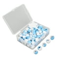 thumbnail image 3 of Cuentas De Pelo Para Niñas, 74 Piezas De Cuentas De Plástico Para Trenzas, Cuentas Decorativas Para El Pelo Con Trenzador De Pelo Ajustable Y Caja De Almacenamiento Para Fiestas, 3 of 7