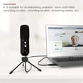 thumbnail image 3 of YSNOOWE Microphone de Podcast Noir Cardioïde Tout Métal 1 Ensemble, 3 of 4