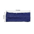 thumbnail image 2 of Balsa Circle 5 Spandex Chair Sequined Sashes Wedding Decorations Navy Blue, 2 of 8
