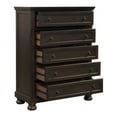 thumbnail image 4 of Home Elegance 1718GY-9 52 x 18 x 40 in. Begonia Chest - Gray, 4 of 6