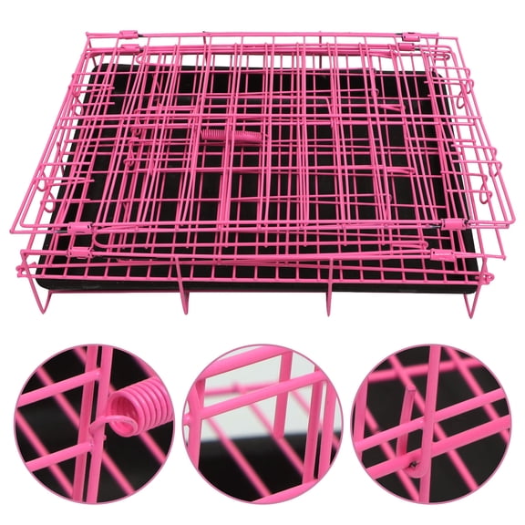 COOPHYA Steel Folding Dog Cage Pet Crate for Secure Outdoor Use and Easy Transport