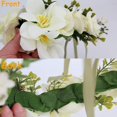 thumbnail image 3 of Flower Crowns for Women, Flower Crown for Girls, Flower Girl Headpiece, Handmade Adjustable Boho Artificial Flowers, 3 of 6