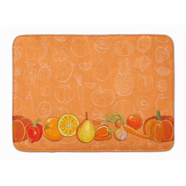 Fruits et Légumes en Mousse à Mémoire de Forme Orange Lavable en Machine