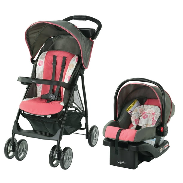 Graco Literider Lx Travel System, Pink Graco Stroller With Car Seat