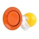 thumbnail image 1 of Bocina de bicicleta para niños, altavoz, sonido fuerte y nítido, de metal para niños y niñas, trompeta, accesorios pequeños para bicicletas, bocina de naranja, 1 of 8