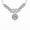 White-Gold, variant on 2 CT Moissanite Pendant Necklace Women's Diamond Necklace 14K White/Rose Gold Lab Diamond Pendants for Necklaces Lady Moissanite Necklace for Wife Lab Diamond Necklace
