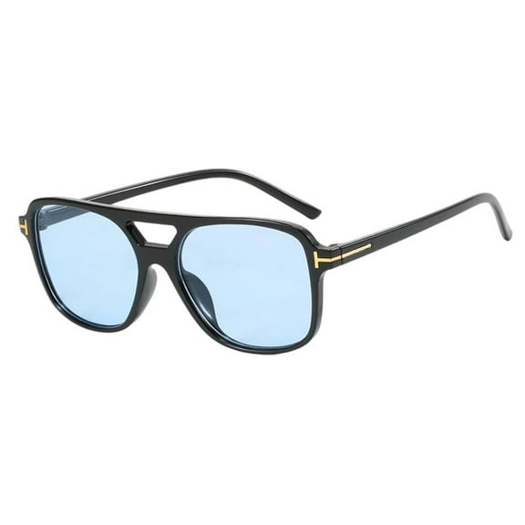 Retro Aviator Sunglasses for Women Men Oversized Classic 70s Vintage Trendy Tangle Free Square Aviators Sun Glasses