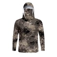 thumbnail image 5 of Camouflage T-shirt with Face Mask Long Sleeve Ice Silk Summer Fishing Shirt Breathable Sunscreen Hooded Fishing Top, 5 of 6