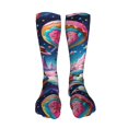 thumbnail image 5 of Pofeuu Colorful Donut Print Stockings, Adult Running Hiking Socks for Youth and Adult-One Size, 5 of 8