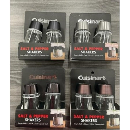 CUISINART SALT AND PEPPER SHAKERS