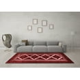 thumbnail image 3 of Ahgly Company Indoor Round Persian Red Traditional Area Rugs, 6' Round, 3 of 4
