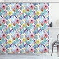 thumbnail image 1 of Ambesonne Cactus Shower Curtain, Desert Sand Wild Flowers, 69"Wx84"L, Multicolor, 1 of 3