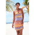 thumbnail image 2 of LASCANA Women's Strap Detail Keyhole Dress Contrast Trim, 2 of 5