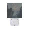 thumbnail image 5 of Yayeee LED Night Light for The Home Plug in With Light Sensors 2 Pack, Moon and House, 5 of 6