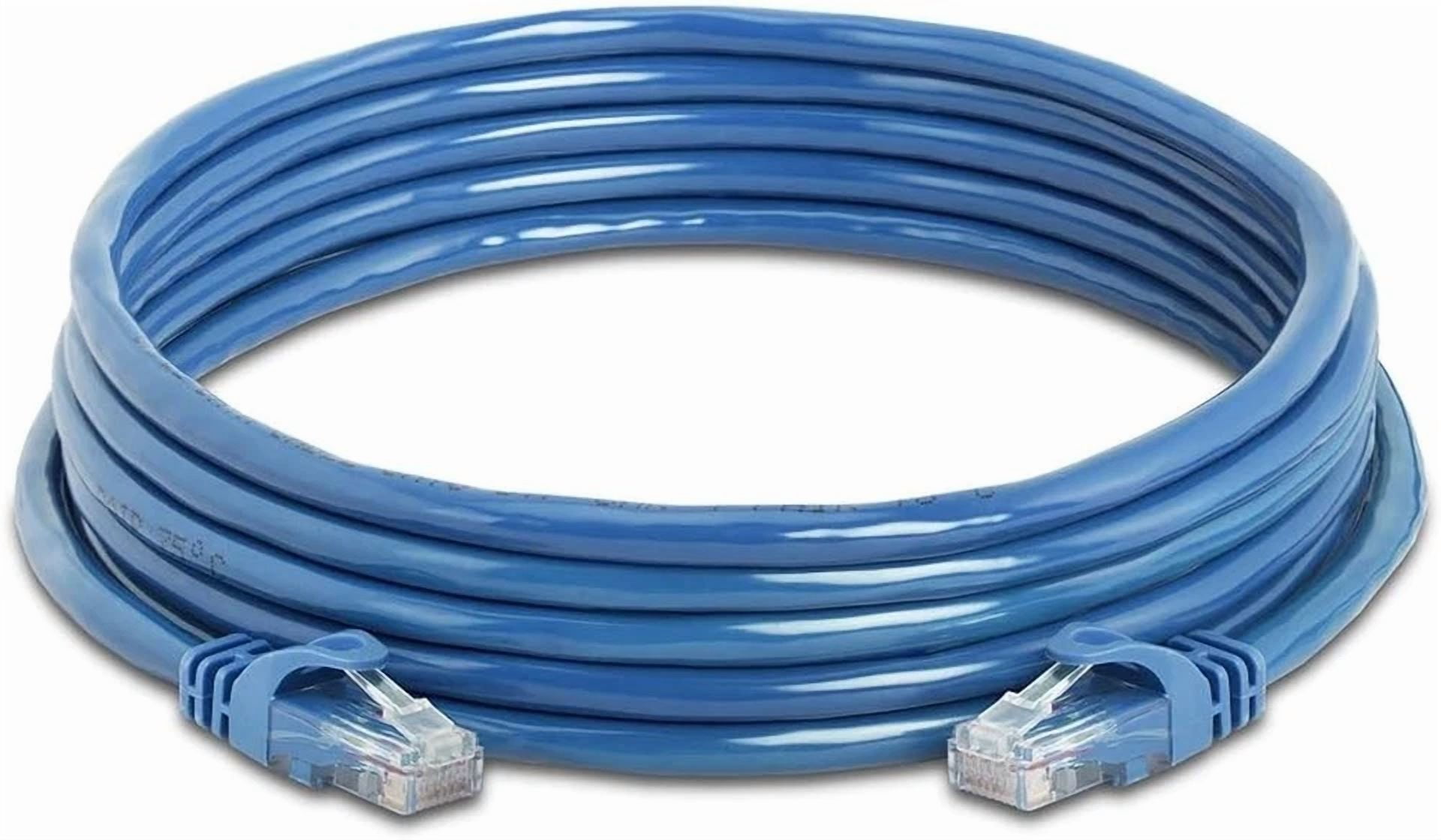 BUTTERFLY- Cmple - Cat 6 Ethernet Cable 15 Ft, Cat6 Patch Cables 15Ft, Blue 1 Pack
