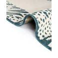 thumbnail image 2 of Unique Loom Outdoor Safari Collection Area Rug - Serengeti (5' 1" x 8' Rectangle Ivory/Blue), 2 of 9