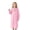 Light Pink, variant on Girls Kids Waterproof Hooded Long Raincoat with Front Buttons for School Travel Daily Casual Rainwear One Size