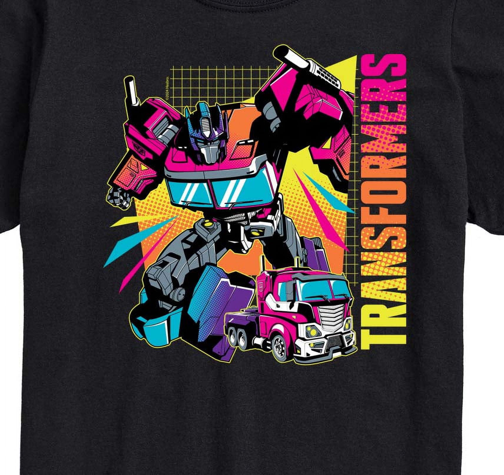 Transformers - Neon Halftones - Adult Short Sleeve Tee