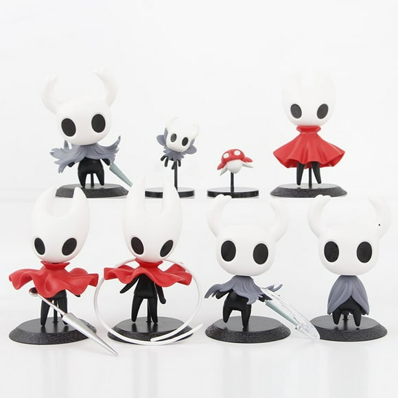 8PCS Hollow Knight Silksong Handmade Object, Hollow Knight Toys, Great Gifts for Hollow Knight Game Fans and Childrens (The Knight & Hornet)