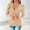 *Khaki, variant on ClodeEU Women's Cross Wrap V Neck Long Sleeve Slim Fitted Rhinestone T Shirt Top,Ruched Elegant Tee Top Gray,Womens Plus XXL