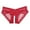 Red, variant on Crochless Panties 1 Piece RD2 Lace Thongs Tiny Thong Women Lace Panties XL