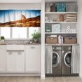 thumbnail image 5 of LALILO Kitchen Curtain Valance Man Bicycle Desert Terrain Rod Pocket Window Curtain 52"x 18" Set of 2, 5 of 5