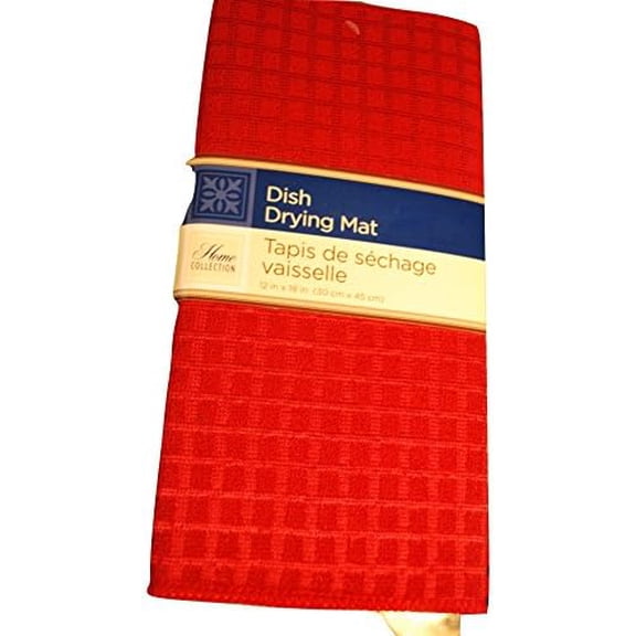 Red Dish Drying Mat - 12" x 18"$$Home Decor, Kitchen, & Other