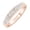 Rose Gold, variant on 1 to 5 Carat t.w. LAB GROWN Princess Cut Diamond Wedding Band Ring (E-F Color VS2-SI1 Clarity) 14K White Gold 1 Carat Size-5