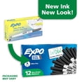 thumbnail image 2 of EXPO Dry Erase Markers, Black, Ultra Fine Tip, 12 Count, 2 of 7