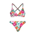 thumbnail image 6 of Cupshe Women's Two Piece Bikini Set Floral Print Knot Bunny Tie, Size XS-XL, 6 of 6