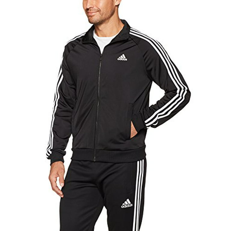 Adidas 3-Stripe Tricot Track Jacket - Mens - Walmart.com
