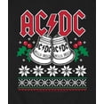 thumbnail image 3 of AC/DC - Hells Bells Christmas - Men's Crew Fleece Sweatshirt, 3 of 5