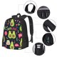 thumbnail image 2 of Easygdp Avocado Love Mochila de Gran Capacidad Minimalista Ideal para Escuela, Viajes y Uso Diario, 2 of 6