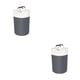 thumbnail image 1 of Bearachild Cesta de lavandería con asas de aluminio Bolsa de ropa sucia Cesto de almacenamiento de 90L Organizador de viaje para dormitorio de gris puro mango de aluminio/90l 2piezas, 1 of 6