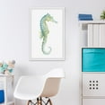 thumbnail image 4 of Marmont Hill "Watercolor Seahorse I" Framed Painting Print, 4 of 6
