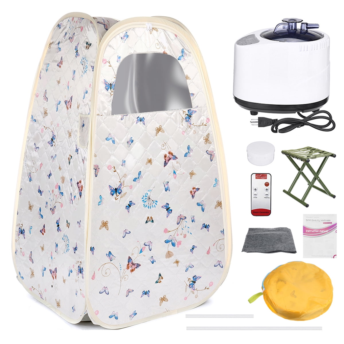 2.4L Portable Sauna Rooms Remote Control Household Spa Sweat Sauna