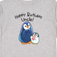 thumbnail image 4 of Inktastic Happy Birthday, Uncle- Cute Penguins Boys or Girls Long Sleeve Toddler T-Shirt, 4 of 5