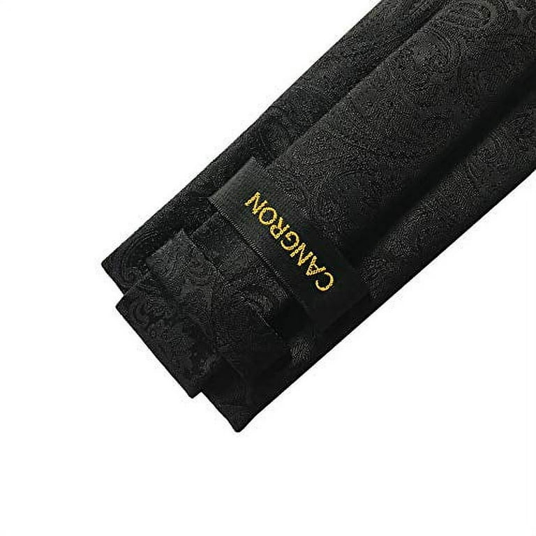 【GRANCY】　Button Design Necktie Black GRANCY】 Button Design Necktie Black AUSKY Pre-tied